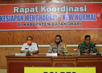 Wakili Bupati, Asisten I Hadiri Rakor Kesiapan Hadapi “New Normal”