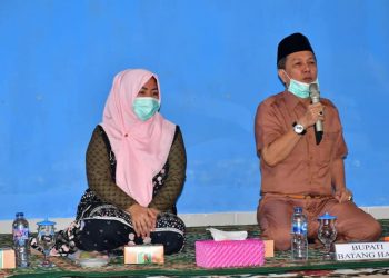Bupati Hadiri Penyerahan Bantuan dan Rapid Test Guru Ponpes Darul Aufa 