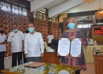 Penyerahan LHP, Bupati Syahirsah Terima WTP Untuk ke-5 Kalinya