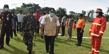 Wakil Bupati Sarolangun Hilalatil Badri Pimpin Apel Siaga Karhutla