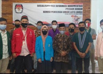 KPU Kota Jambi Bersama OKP dan BEM Se Kota Jambi Sosialisasi Produk Hukum Kepada Masyarakat