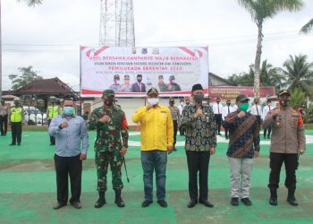 Sekda Tanjab Barat Ikuti Apel Bersama Pemilukada Serentak 2020