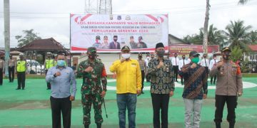 Sekda Tanjab Barat Ikuti Apel Bersama Pemilukada Serentak 2020