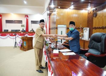 Sekda Tanjab Barat Sampaikan Nota Rancangan KUPA dan PPAS Perubahan APBD 2020