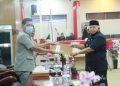 Bupati Safrial Sampaikan Nota Pengantar Ranperda Penegakan Protokol Kesehatan
