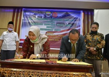 Bupati Masnah Busro Teken Kesepakatan Bersama Unja