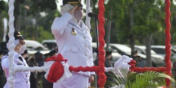 Bupati Masnah Jadi Irup HUT RI ke-75