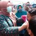 Gebrak Masker, Bupati Masnah Turun di Pasar Sengeti Siapkan 100 Ribu Masker