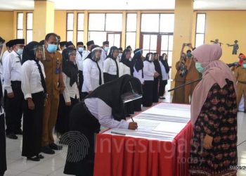 Bupati Masnah Lantik BPD Periode Tahun 2020–2026 se-Kecamatan Jambi Luar Kota