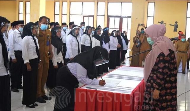 Bupati Masnah Lantik BPD Periode Tahun 2020–2026 se-Kecamatan Jambi Luar Kota