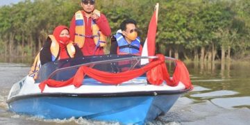 Bupati Masnah Busro Janji Bangun Infrastruktur Danau Tangkas