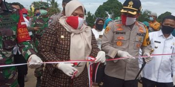 Masnah Busro Resmikan Kampung Tangguh Covid19