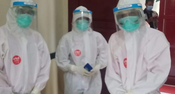 Sekda Muaro Jambi Turun Langsung dan Mengecek Pasien Covid-19 di RS Ahmad Ripin