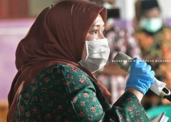Bupati Masnah Busro Sambut Santri dari Ponpes Lirboyo