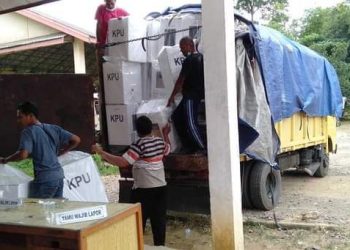 KPU Tanjabtim Telah Menerima Tujuh Kota Suara dari Kecamatan