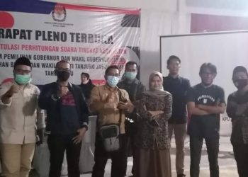 KPU Tanjabtim Monitoring Pelaksanaan Pleno Rekapitulasi se-Kecamatan