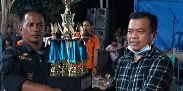 Bupati Al Haris Tutup Turnamen Bola Volly Bupati Cup 2020 di Desa Kapuk