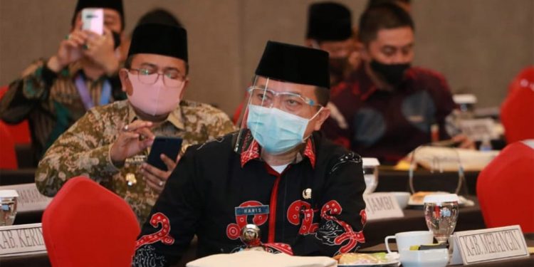 Bupati Merangin Ikuti Rakor Pilkada Serentak 2020