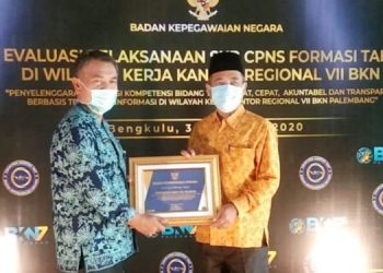Kabupaten Merangin Raih Penghargaan Dari BKN
