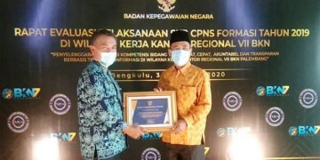 Kabupaten Merangin Raih Penghargaan Dari BKN