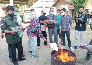 KPU Tanjabtim Musnahkan Sebanyak 5015 Surat Suara yang Rusak