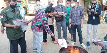 KPU Tanjabtim Musnahkan Sebanyak 5015 Surat Suara yang Rusak