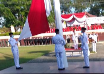 Bupati Al Haris Jadi Inspektur Upacara Peringati HUT Kemerdekaan RI ke-75