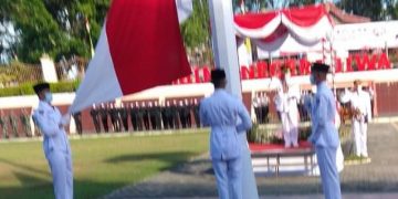 Bupati Al Haris Jadi Inspektur Upacara Peringati HUT Kemerdekaan RI ke-75