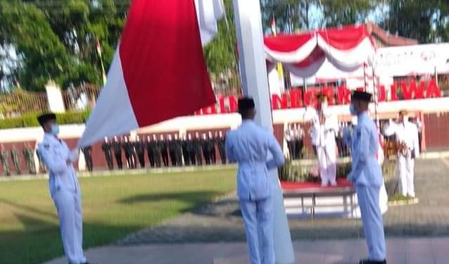Bupati Al Haris Jadi Inspektur Upacara Peringati HUT Kemerdekaan RI ke-75