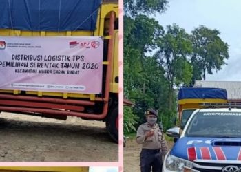 KPU Tanjabtim Distribusikan Logistik Pilkada Pada Hari Terakhir