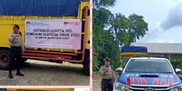 KPU Tanjabtim Distribusikan Logistik Pilkada Pada Hari Terakhir