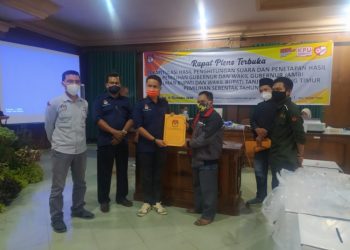 KPU Tanjabtim Gelar Rapat Pleno Rekapitulasi Penghitungan Suara Pilgub Jambi 2020