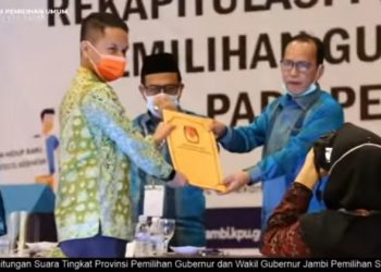 Rekapitulasi Hasil Pilgub Kabupaten Tanjabtim Sukses Tanpa Adanya Keberatan