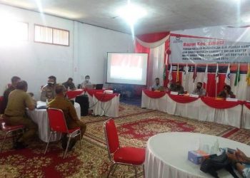 KPU Tanjabtim Gelar Rapat Koordinasi Zona Pemasangan Alat Peraga Kampanye
