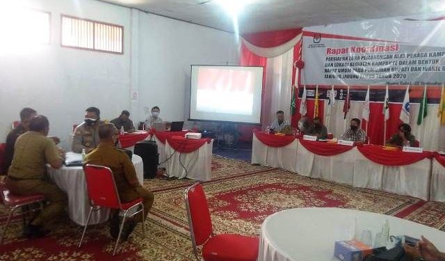 KPU Tanjabtim Gelar Rapat Koordinasi Zona Pemasangan Alat Peraga Kampanye