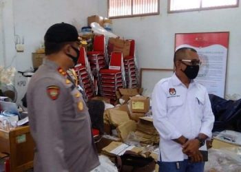 KPU Tanjabtim Dikunjungi Kapolres Guna Memastikan Keamanan Logistik Pemilukada