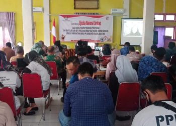 KPU Tanjabtim Gelar Zoom Meeting dan Bimtek Sirekap Pilkada 2020