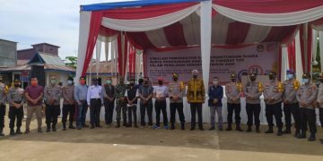 KPU Tanjabtim Gelar Simulasi Pemungutan dan Penghitungan Suara