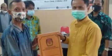 KPU Tanjabtim Gelar Penyerahan Berita Acara DPT Pilkada Serentak 2020