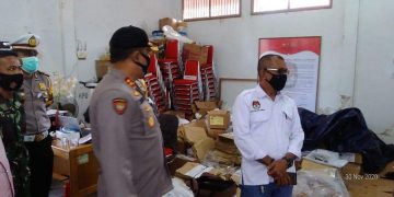 Memastikan Keamanan Logistik Pilkada, KPU Tanjabtim Dapat Kunjungan Kapolres