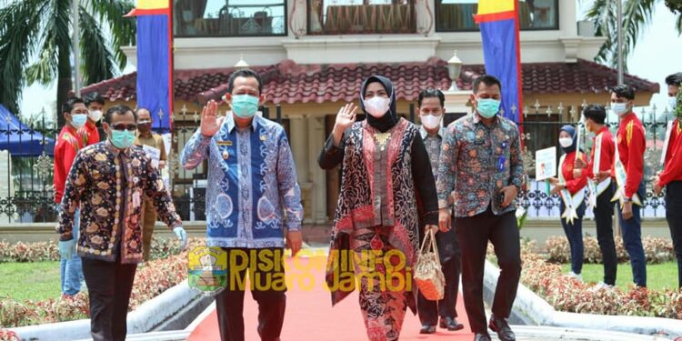 Wabub Bambang Bayu Suseno Beserta Istri Hadiri Acara Expo The Hidden Paradise in Jambi
