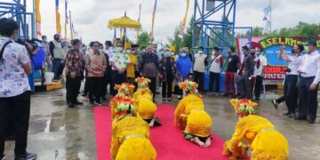 Bupati Safrial Resmikan Pelabuhan Ro-RO Kuala Tungkal