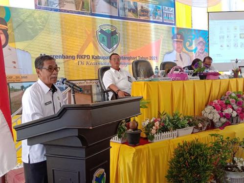 Sekda Bakhtiar Hadiri Musrenbang RKPD di Kecamatan Pemayung Batanghari