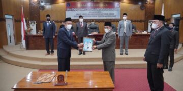 DPRD Tanjab Barat Gelar Rapat Dalam Rangka Serah Terima Jabatan