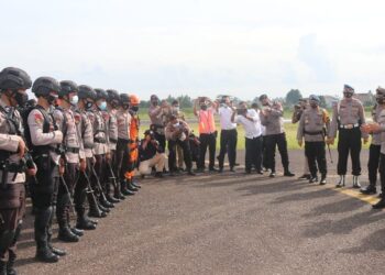 Pj.Gubernur Lihat Rangkaian Proses Latihan Antisipasi Kebakaran Hutan Dan Lahan