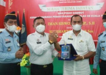 Wabup Amir Sakib Hadiri Serah Terima Jabatan Dan Pisah Sambut Kepala Lembaga Pemasyarakatan II B