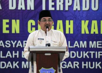 Bupati Anwar Sadat Minta Kades Sukseskan Gerakan Cegah Karhutla   