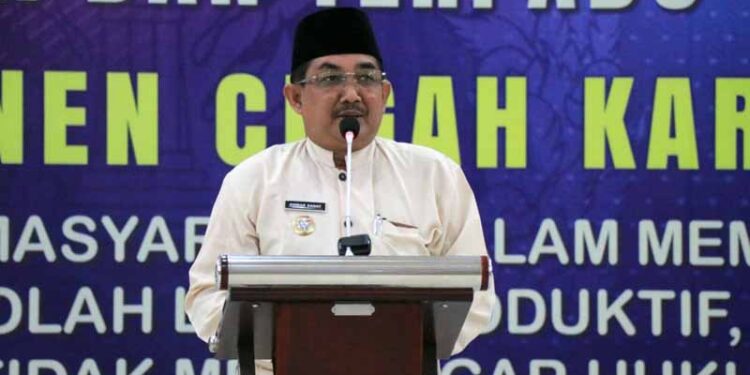 Bupati Anwar Sadat Minta Kades Sukseskan Gerakan Cegah Karhutla   