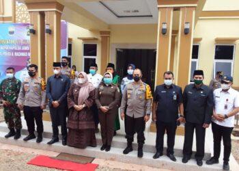 Ketua DPRD Muarojambi Yuli Setya Bakti Hadiri Peresmian Gedung Mako Polsubsektor Sungai Gelam