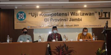 Sekda Sudirman Buka Secara Resmi Pelaksanaan Uji Kompetensi Jurnalis Televisi